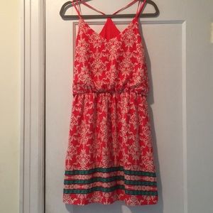 Pink Owl Coral Dress